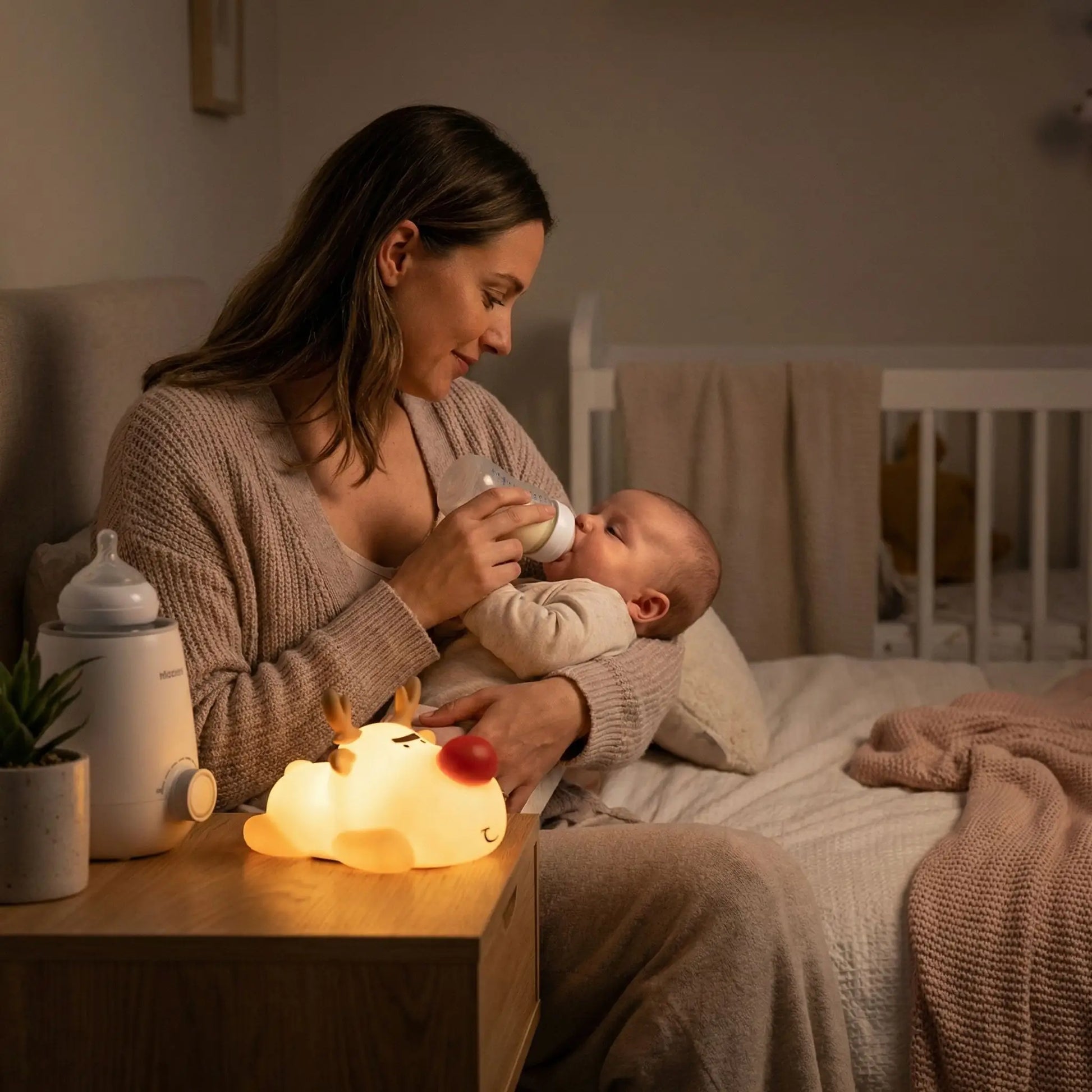 Veilleuse cerf chambre à coucher transportable