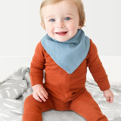 Bandana-bavoir-bebe-colore-absorbant