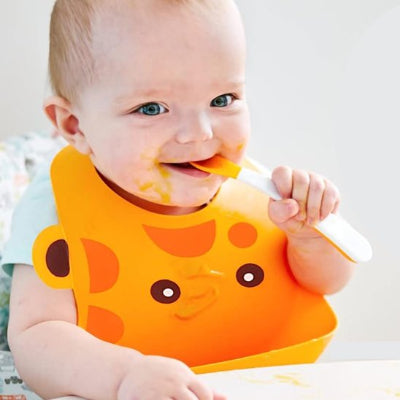 Repas bébé bavoir bébé imperméable design girafe pratique