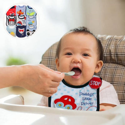 Bébé gouter bavoir pour bebe design voiture protection maxi