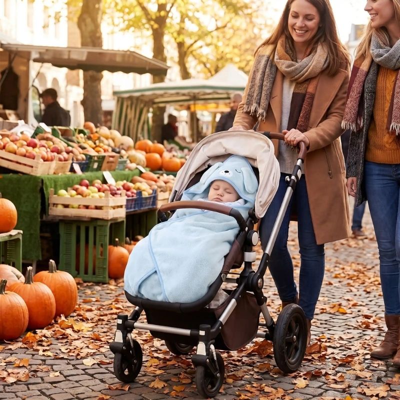 Bebe nomade couverture couleur et douceur respirante mi-saison