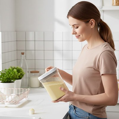 Boite doseuse carrée pratique taille moyenne