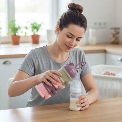 Boite doseuse lait bébé volumineuse ouverture facile