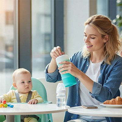 Boite doseuse lait pratique esthétique