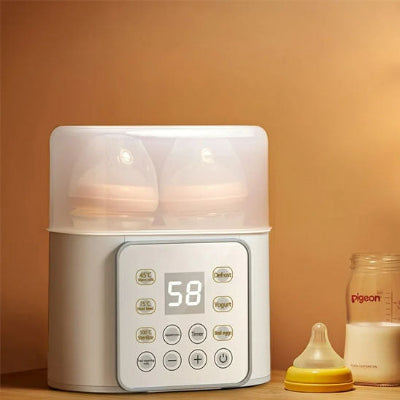 Chauffe biberon blanc desinfection vapeur cuisine