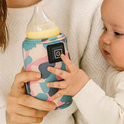 Bébé jouant chauffe-biberon portable design multicolore facile à nettoyer 