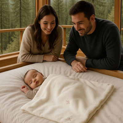 Bébé sieste couverture bebe blanc design olive de 1 à 3 ans chambre parents campagne