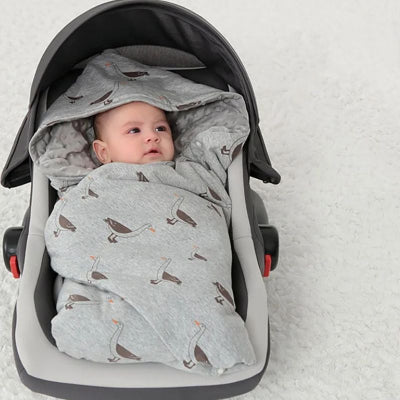 Couverture bebe canard coton automne enveloppe cocon salon