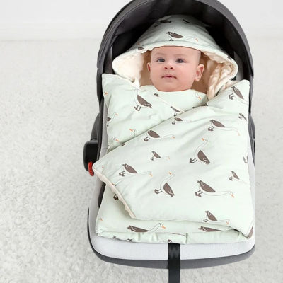 Couverture bebe canard jaune peau sensible nouveau ne
