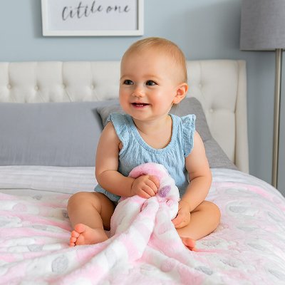 Bébé lit parent couverture bebe nomade design elephant