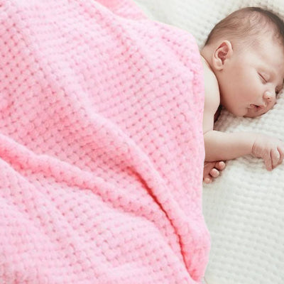 couverture bébé rose douce toute saison bébé sieste chambre