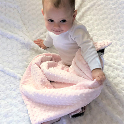 Couverture bébé rose pastel respirante légère lavable chambre bébé