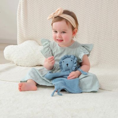 doudou lion attractif bleu