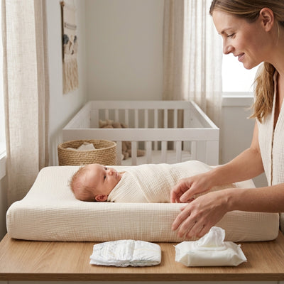 housse matelas à langer pratique douce