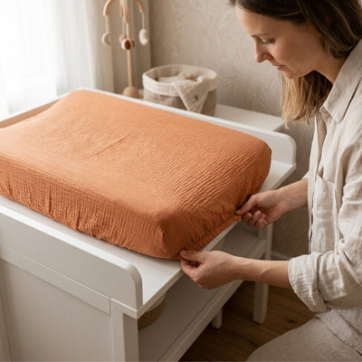 housse matelas à langer pratique élastique
