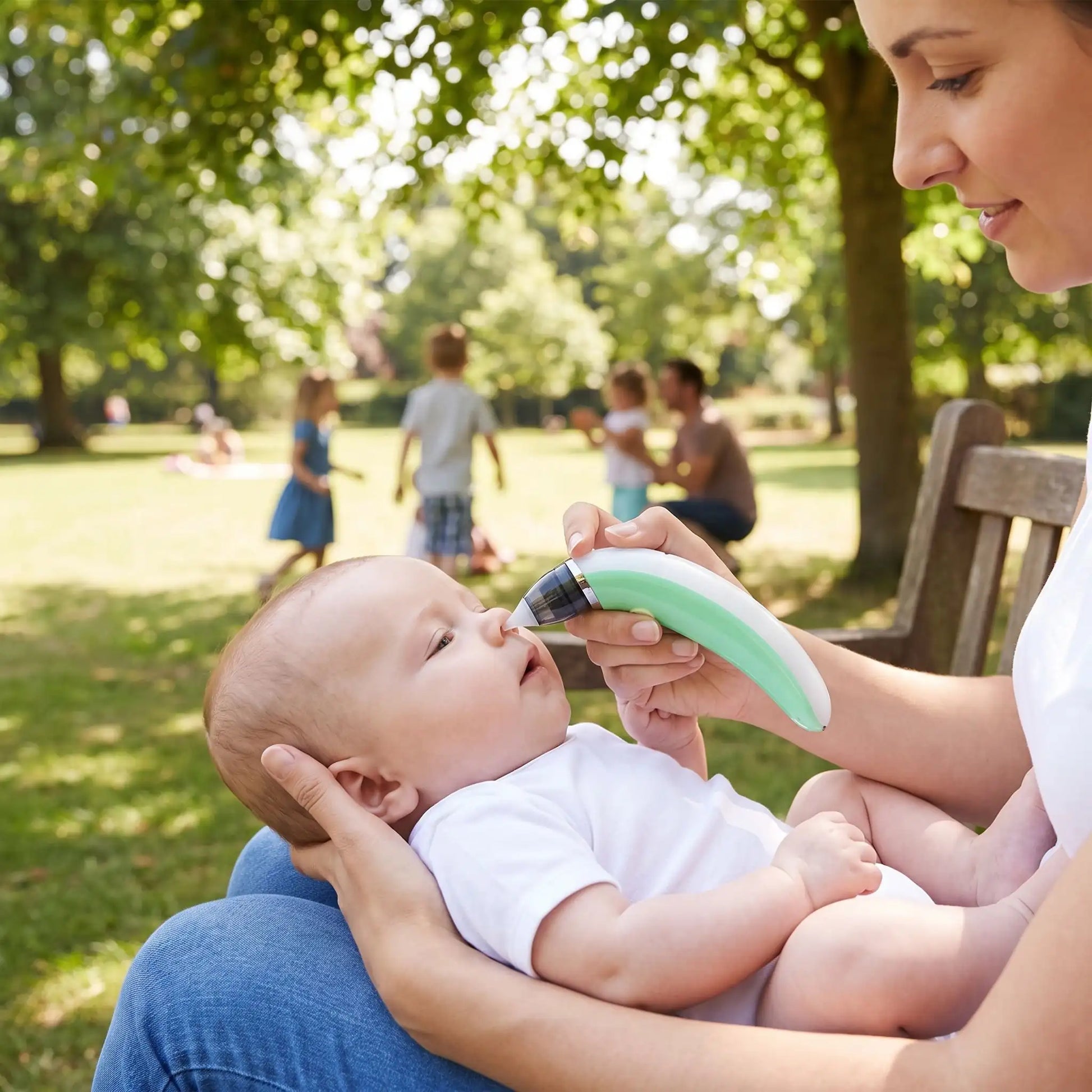 mouche bébé électrique ergonomique puissance ajustable douce