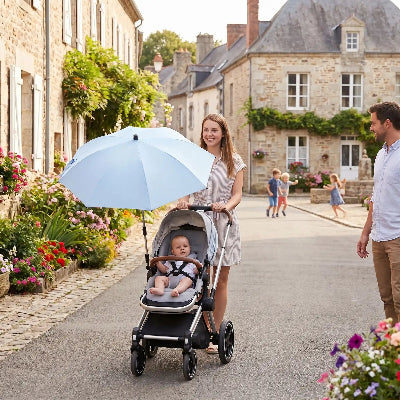 ombrelle poussette efficace installation facile