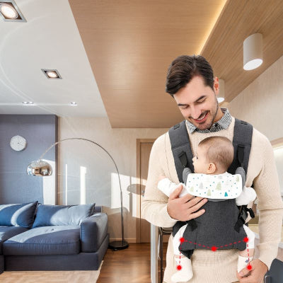 porte bébé physiologique bavoir  sécuritaire