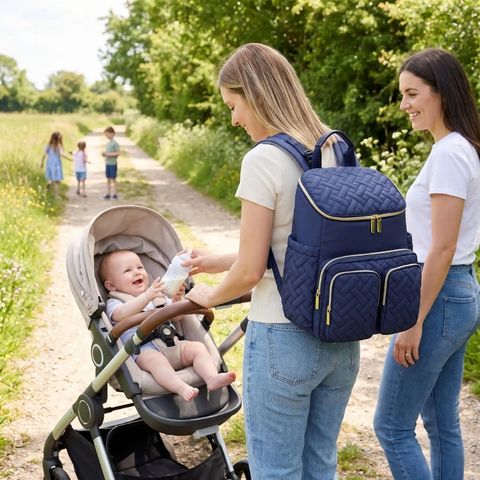 sac a dos a langer luxe coquet et spacieux bretelles rembouréés aérées confort