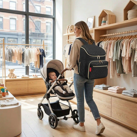 sac a langer chic design matelassé