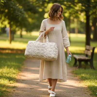 Sac a langer chic fringant spacieux