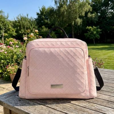 sac a langer chic précieux rose