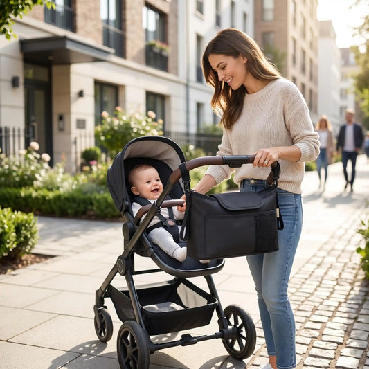 Sac à langer pour poussette douceur agencement pratique