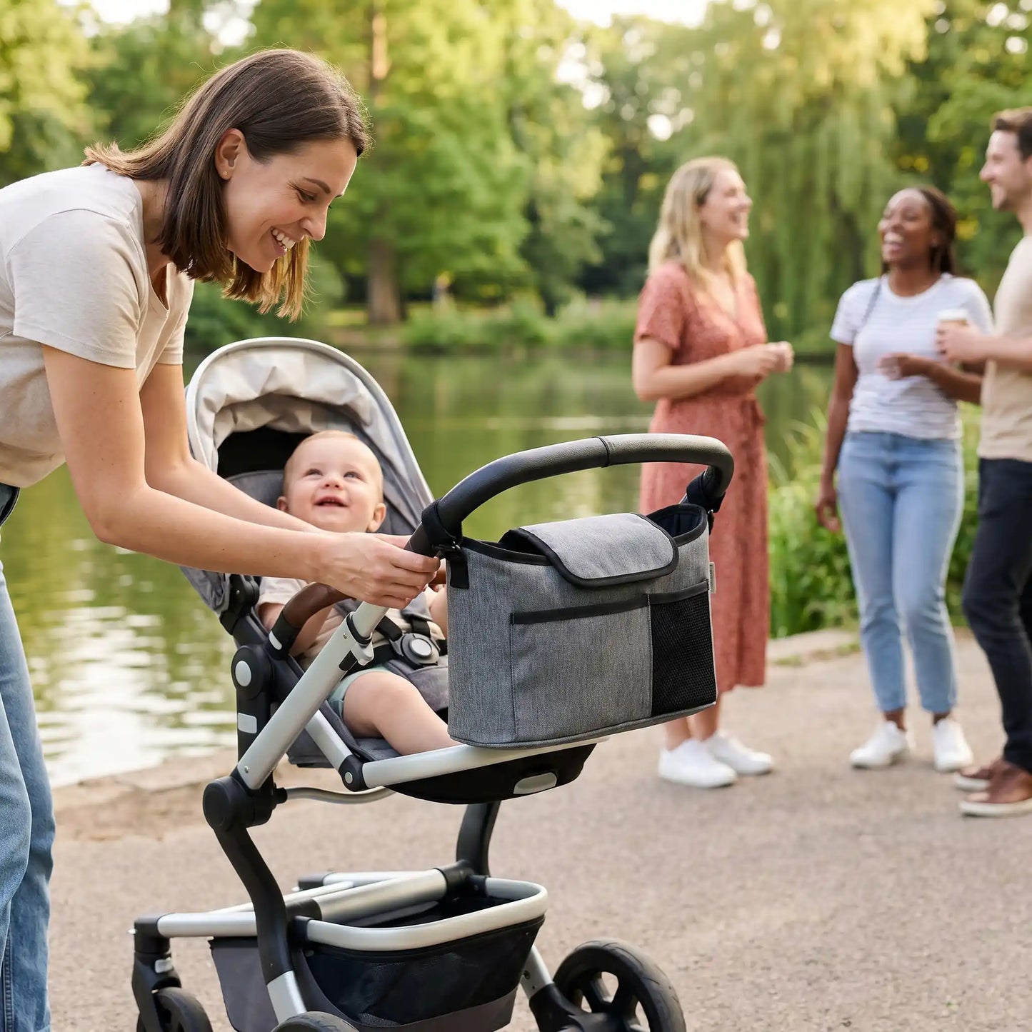 Sac à langer pour poussette douceur pratique