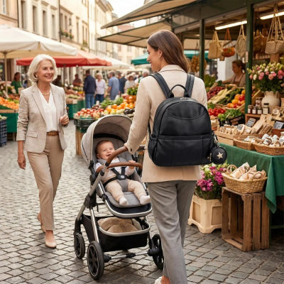 Maman sac a poussette design special poussette accroche poussette