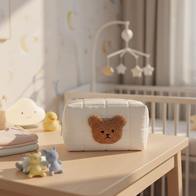Trousse de toilette bebe ourson design