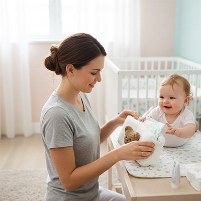Trousse de toilette bebe ourson pratique