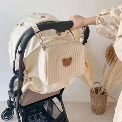 trousse de toilette de bebe double fonction design douce transportable
