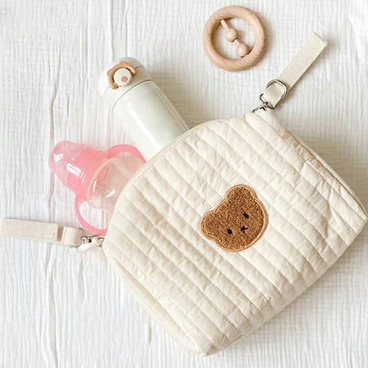 trousse de toilette de bebe double fonction grand capacité
