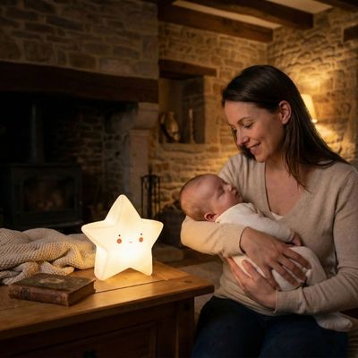 VEILLEUSE BEBE ETOILE | RELAXANTE
