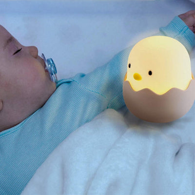 Veilleuse bebe lumineuse poussin bébé sommeil lit