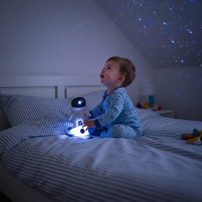 Bébé chambre s'amusant veilleuse bébé projection plafond étoiles colorées haut-parleur bluetooth