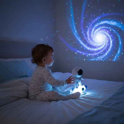 Bébé chambre s'amusant veilleuse bébé projection plafond ciel étoilé vitesse réglable