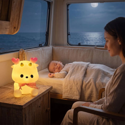 veilleuse cerf bébé charmante mignonne apaisante