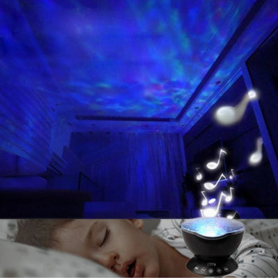 Veilleuse musicale bébé chansons ciel bleu galaxie enfant chambre