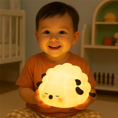 Bébé joue veilleuse nouveau né design mouton ludique chambre